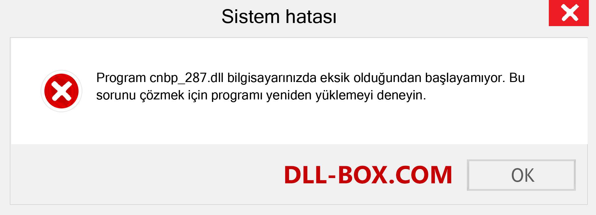 cnbp_287.dll dosyası eksik mi? Windows 7, 8, 10 için İndirin - Windows'ta cnbp_287 dll Eksik Hatasını Düzeltin, fotoğraflar, resimler